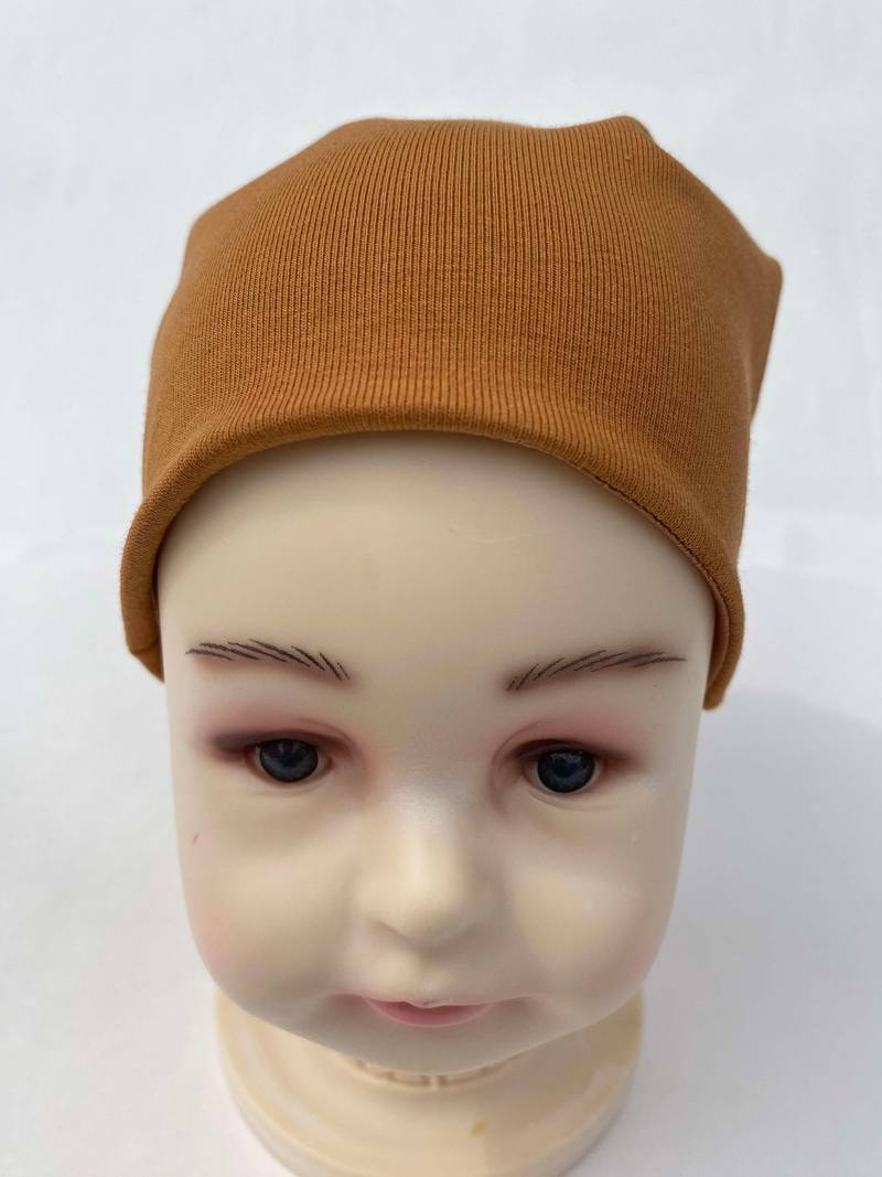 Satin-Lined Jersey Beanies