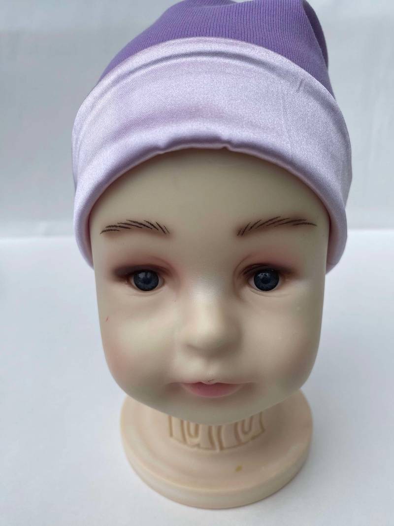 Satin-Lined Jersey Beanies