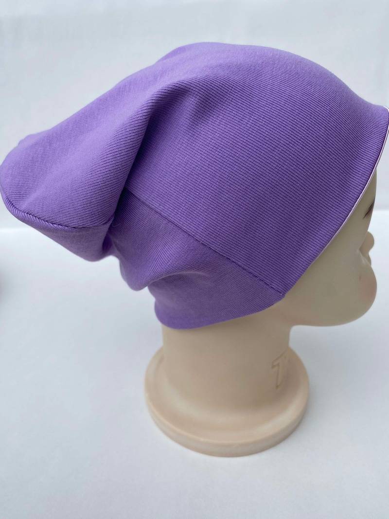 Satin-Lined Jersey Beanies