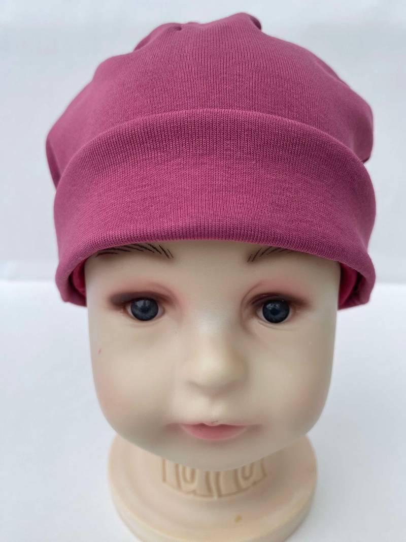Satin-Lined Jersey Beanies