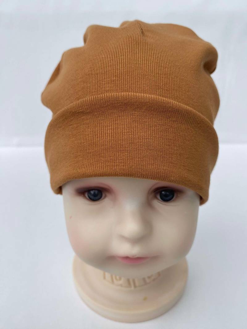 Satin-Lined Jersey Beanies
