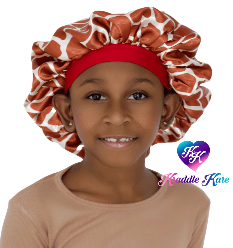 baby satin hair bonnet | Kraddle Kare