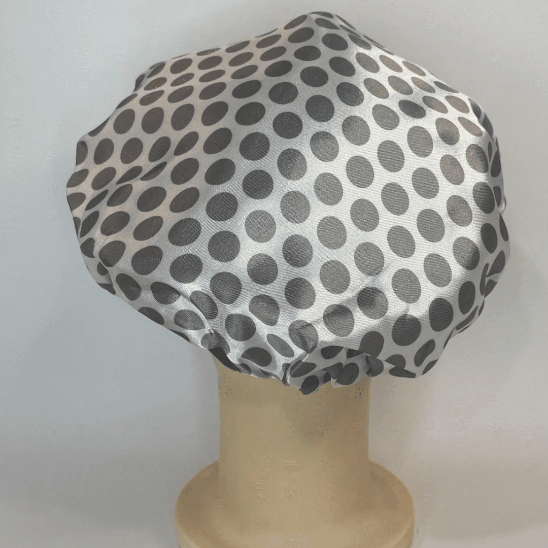 Baby Satin Hair Bonnet Gray Elephant